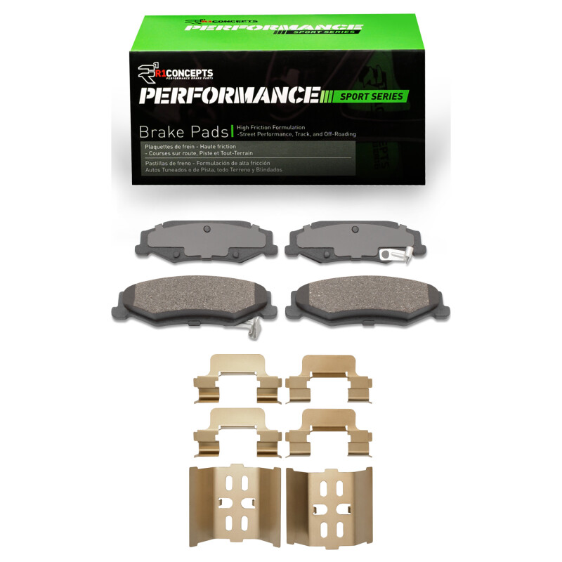 Chevrolet Corvette Brake Pads - Rear - R1 Concepts - Performance Sport Pads - `97-`13